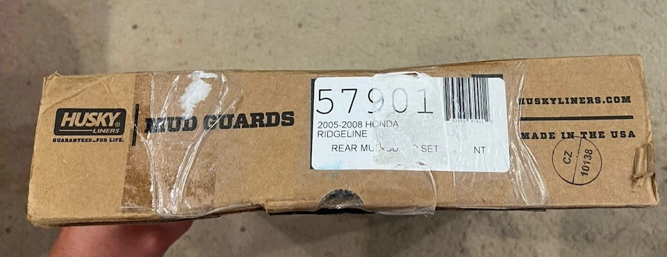 Husky Liners 57901 Custom Rear Mud Guards Fits Honda Ridgeline 2pc Black - Image 2 of 3