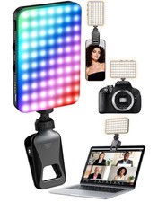 Selfie Light for Video Conference and Make Up,91 LED Clip On  Camera Mount 