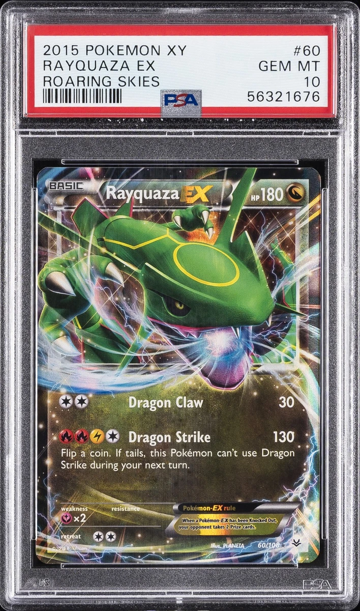 roaring skies rare cards Pokemon - Rayquaza-EX (60/108) - XY Roaring Skies