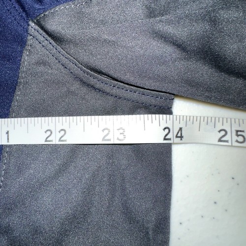 Nike Dri Fit Herren Gr. XL dunkelblau grau kurzarm Knopfleiste Golf Poloshirt - Bild 5 von 6
