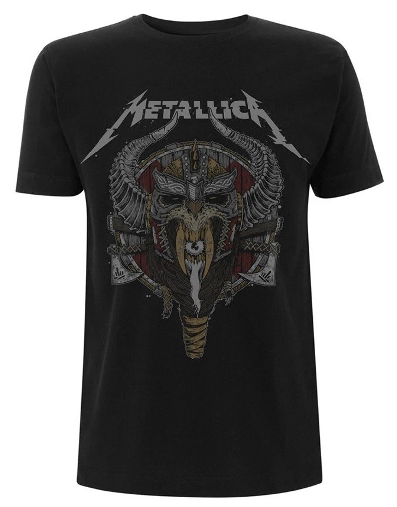 T-shirt Metallica Taille XL Noir - Neuf Sans étiquette, Motif Color Block, 100% Coton, Manches Courtes
