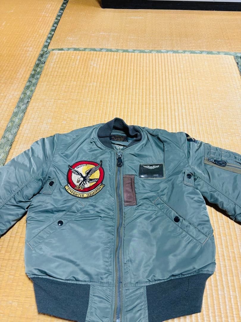 BUZZ RICKSON'S nylon MA-1 Patch Jacket Blouson Me… - image 1