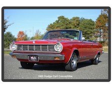 1965 Dodge Dart Convertible Fridge Tool Box Magnet