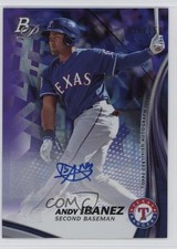 2017 Bowman Platinum Top Prospects Purple 35/150 Andy Ibanez #TPA-AI Auto qh5