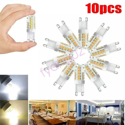 10X G9 LED Bulbs Warm/Cool White 5W=40W G9 Halogen Capsule Light Energy Saving