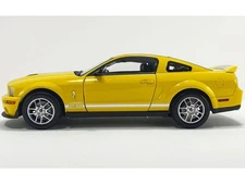 2007 FORD SHELBY GT500 YELLOW 1/18 DIECAST MODEL CAR BY ACME SC18005