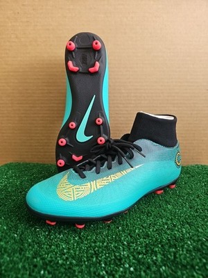 Nike Mercurial Superfly 6 Club CR7 MG AJ3545-390 Clear Jade Gold Men 9.5 /...