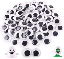 1 Inch Googly Wiggle Eyes with Self Adhesive, 100PACK for DIY Art Crafts