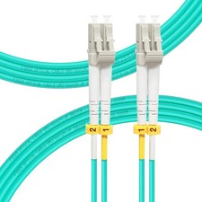 - LC to LC Fiber Patch Cable OM3 4M, Length Options: 0.2m-200m, 10GB/40GB Mul...