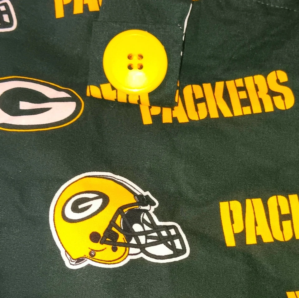 Baby Fanatic Green Bay Packers Canopy Infant Car Seat Cover Yellow Underside EUC - Image 4 of 4