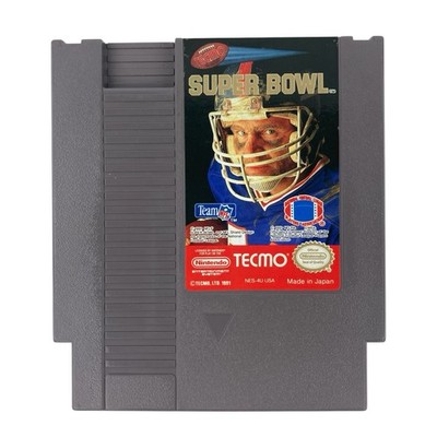 Tecmo Super Bowl Nintendo NES Game Authentic Cleaned & Tested Works