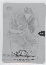 2016 Upper Deck MVP High Series Printing Plate Black 1/1 Blake Wheeler #229 1i6x