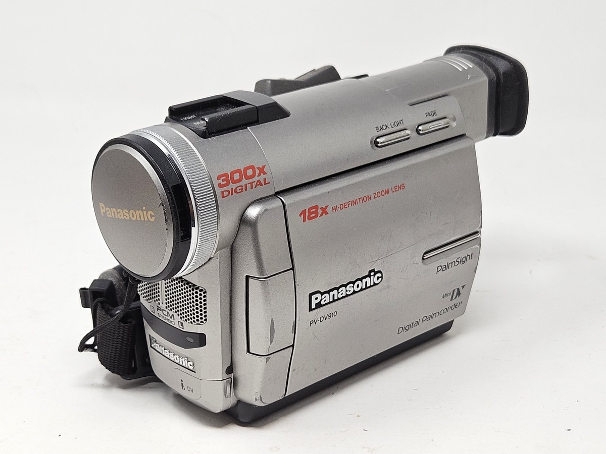 【ENGLISH】 PV-DV910 MiniDV Panasonic 410 Panasonic Digital Palmcorder PV-DV910D Mini DV Digital Camcorder