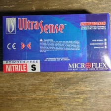 Powder-Free Ambidextrous MICROFLEX Ultrasense Nitrile Gloves SMALL NOS Box (100)