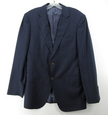Suitsupply Sport Coat Men 38 Long Blue Vitale Barberis Blazer Wool Super 110s