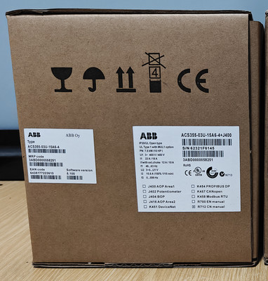 1PCS New ABB ACS355-03U-15A6-4+J400 Frequency Converter  Fast delivery