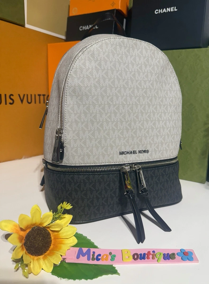 ?MICHAEL KORS Rhea Zip BLK/PRL Grey MD Back pack Michael Kors - Brandclub - Michael Kors Women main image 4