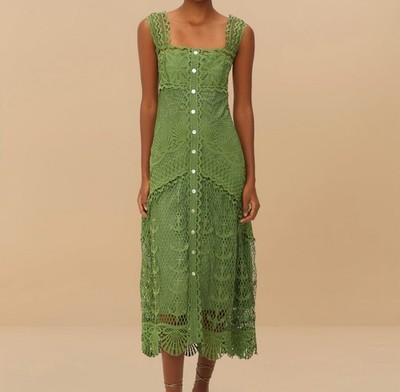 Farm Rio Women's Sleeveless Dress Size M Beautiful Lace Pattern NEW NWT |  eBay
