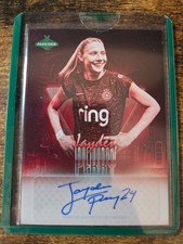 2025 Parkside NWSL Jayden Perry Retro Signature Series Red Rookie RC Auto 3/10