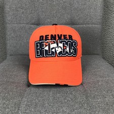 Denver Broncos Hat Cap Snap Back Boys One Size Orange NFL Team Apparel Football
