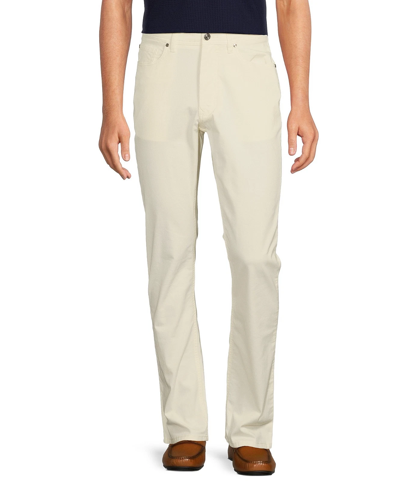 Hart Schaffner Marx Men’s SZ 32x30 Twill Pants New York Fit White