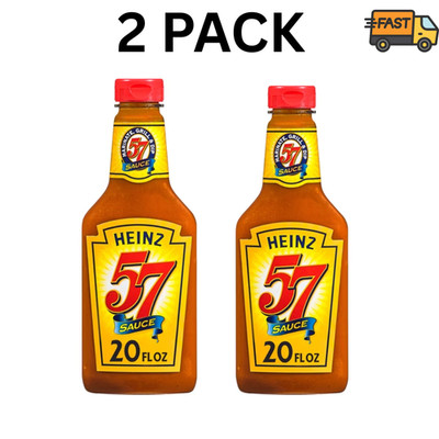 Heinz 57 Sauce 20 oz Bottles Pack of 2 Tangy Steak Marinade Sauce