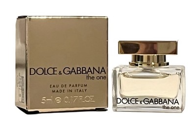 Dolce & Gabbana The One Eau de Parfum MINI Splash EDP 5ml/0.17oz - FREE SPRAY