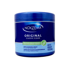 Noxzema Classic Clean Cream Original Deep Cleansing Facial Wash Cleanser 12 oz
