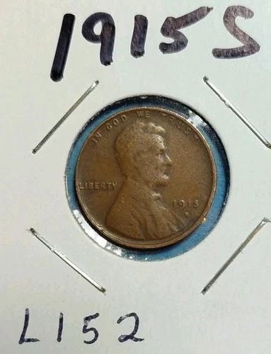 1915S Lincoln Cent Good G with Details / Low Shipping