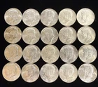 1964 Kennedy 50c Half Dollar, 90% Silver 20 coins BU/AU