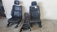 2011-2022 Dodge Durango Front Seats Wconsole Rt Black Leather Wred Stitching