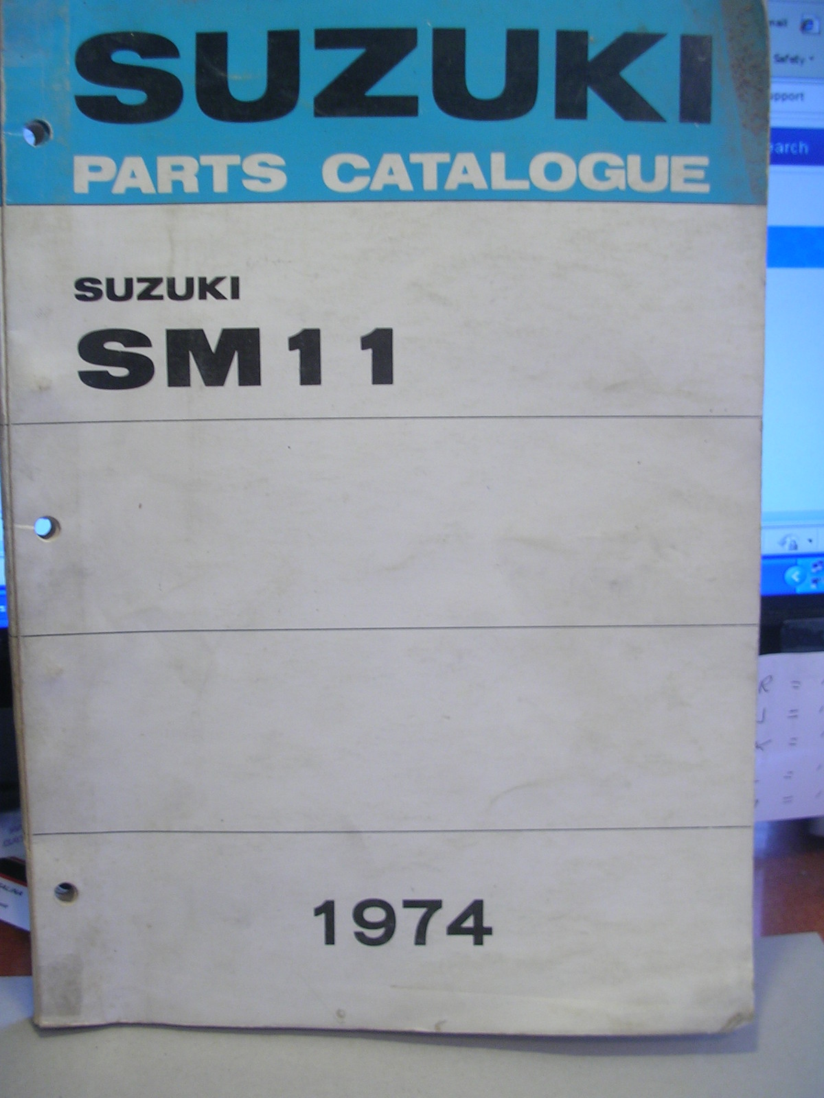 SNOWMOBILE PARTS CATALOGUE SUZUK (SM11) I DEALERSHIP COPY 1973 1974 eBay