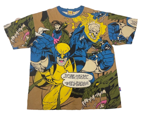 Vintage 1997 Marvel Ghost Rider , X-men , Wolverine marvel t shirt - Imagen 1 de 8