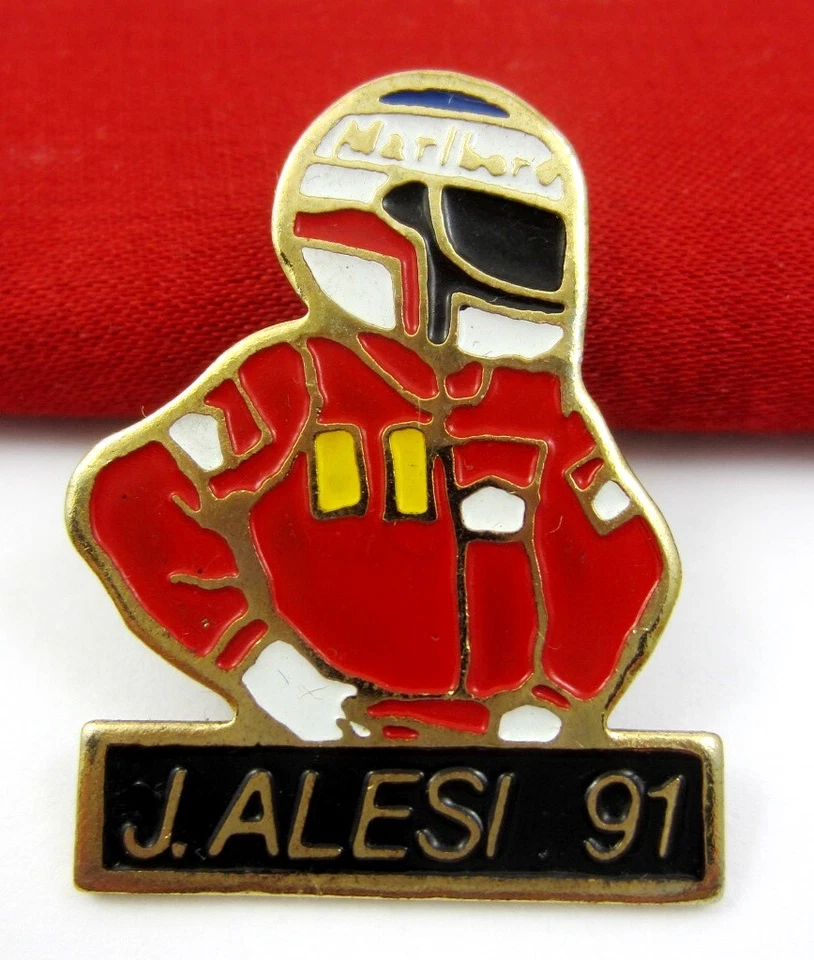 J. Alesi & A. Prost 91 Racing Drivers F1 Formula 1 Set of 2 Pins Badges - Image 3 of 4