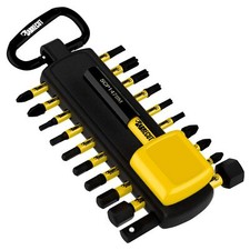 SabreCut Impact Rated Bit Set with Holder Durable Carabiner and Organizer 21pcs