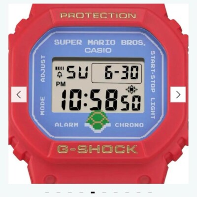Casio G-Shock x Nintendo Game Super Mario Bros. Watch DW-5600SMB