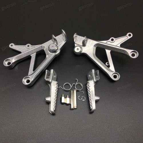 Soporte de reposapiés para pie delantero plateado Honda CBR600 F4/F4i apto para 1999-2006 - Imagen 3 de 7
