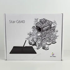 XP-Pen Star G640 Graphics Drawing Tablet Battery-free Stylus 8192 Pressure Level
