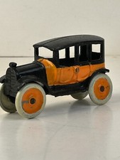 1920's Hubley, Dent Cast Iron Taxi, Repainted #1