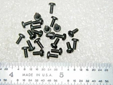 2-56 X 1/4" SCREW PAN HEAD PHILLIPS BLACK OXIDE ALLOY STEEL - 100 pcs