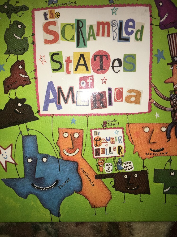 The Scrambled States Of America” Book Gamewright Educational-Best