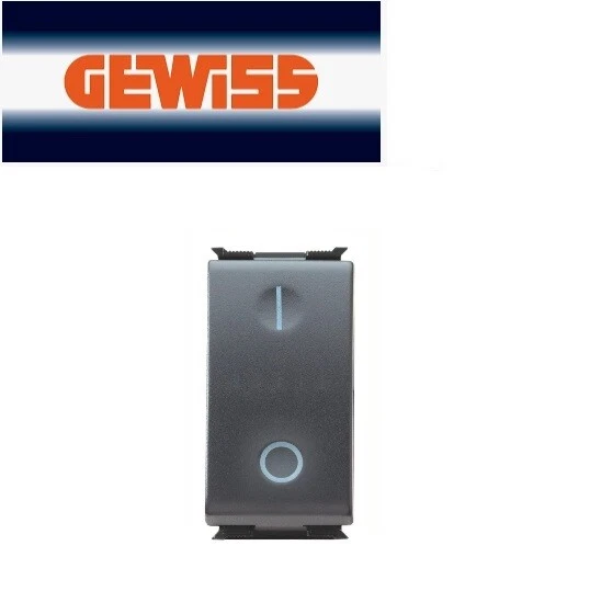 INTERRUTTORE BIPOLARE 16A GEWISS PLAYBUS GW30004