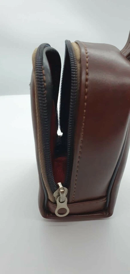 KODAK - Vintage Brown Leather Zip Compact Camera Soft Lined Case/Pouch - Image 4 of 4
