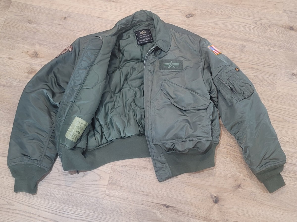 Alpha Industries CWU 45/P NYLON Flight Flyers Aviator Bomber