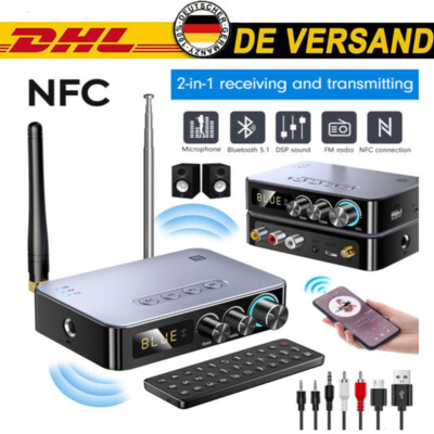 4 in 1 Bluetooth 5.1 Sender Empfänger Wireless USB Aux Audio Transmitter Adapter