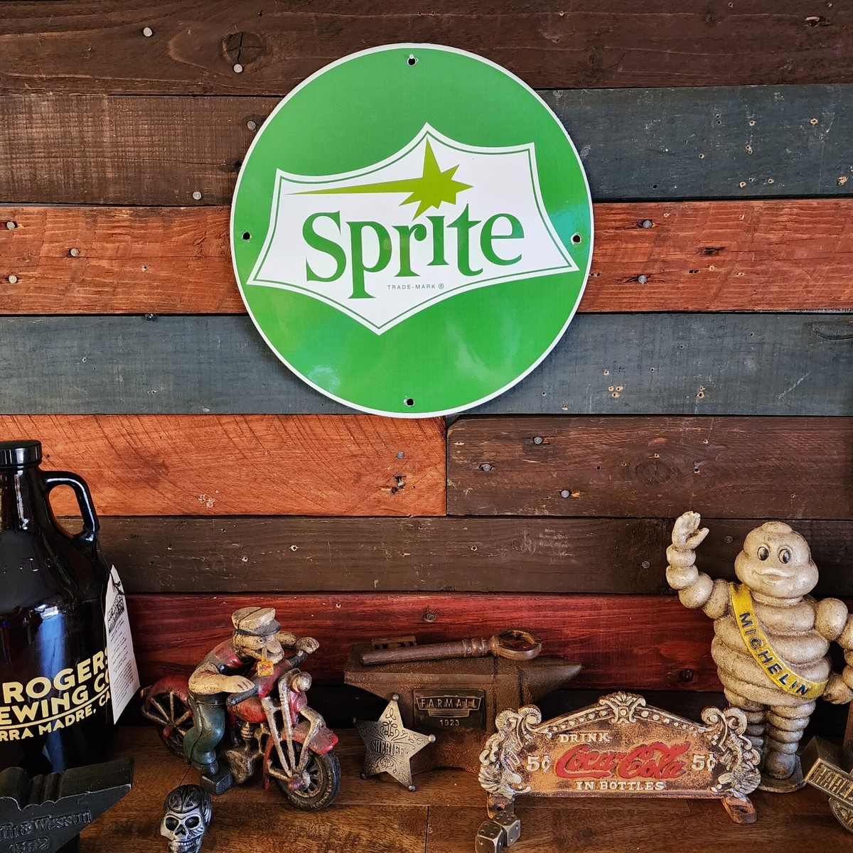 Sprite Officially Licensed Round Porcelain Enamel Sign (12