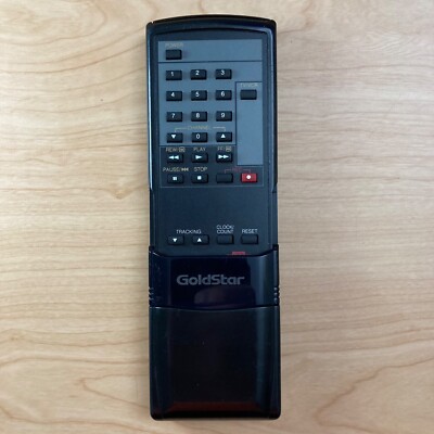 Goldstar TV VCR Remote Control with Slider GHV-1926M Original Vintage