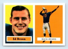 1994 Topps Archives 1957 Ed Brown Chicago Bears #43