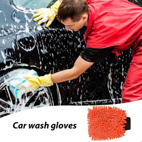 Chenille Microfiber Premium Car Wash Mitt Scratch-Free Auto Wash Mitt - Picture 5 of 15