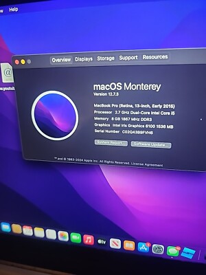 macbook pro 2015 13 inch i5 8gb